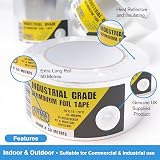 ArmaKit Aluminium Foil Tape 75mm x 50m Reflective Insulation Joining Tape view 4