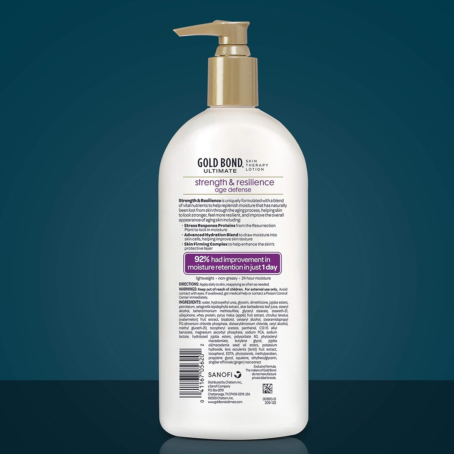 Gold Bond Ultimate Strength & Resilience Skin Therapy Lotion, Fresh, 13 Ounce : Beauty