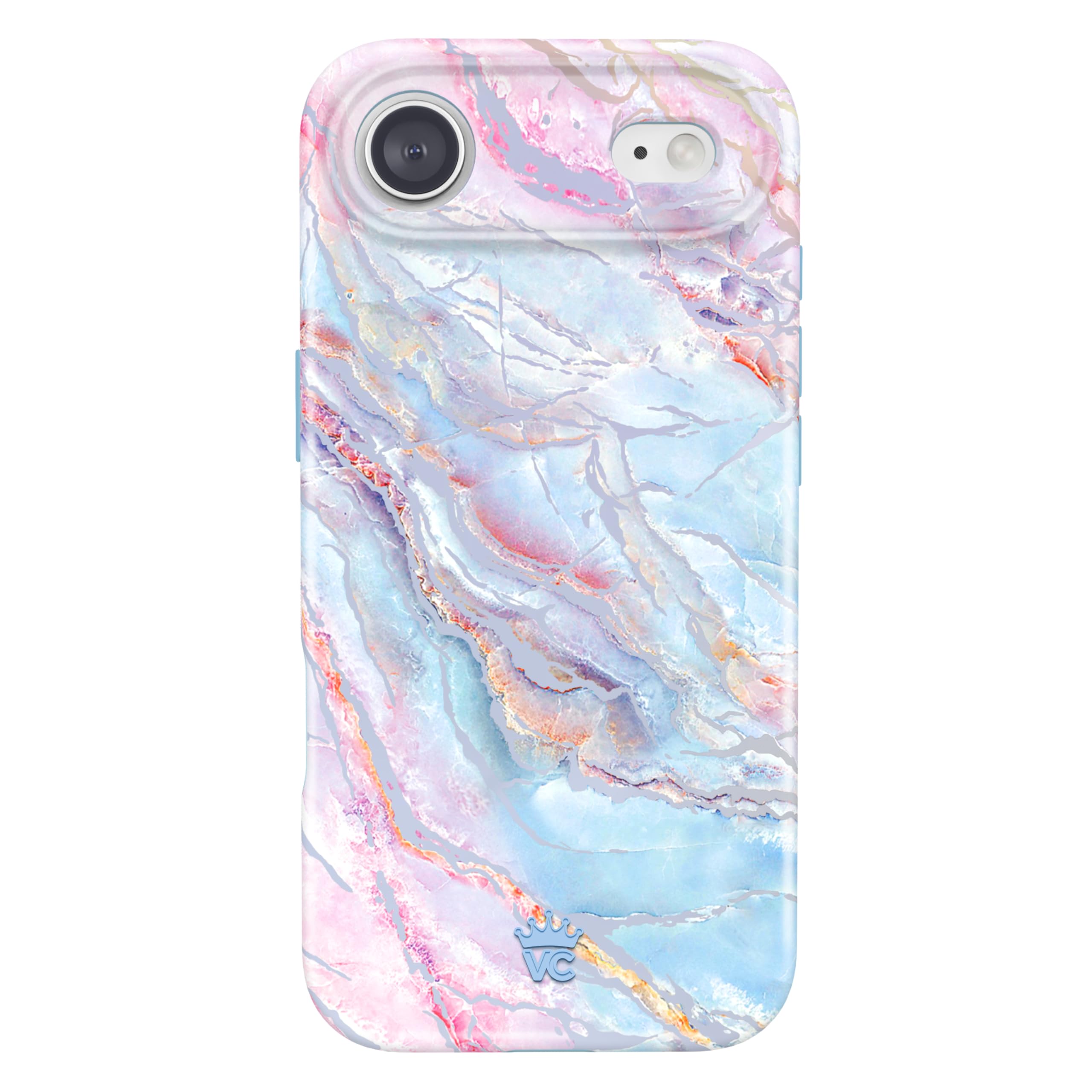 VELVET CAVIAR Case for iPhone 17 Air | Compatible with MagSafe | 10ft Drop Tested | Protective Designer Cases | Holographic Moonstone Marble