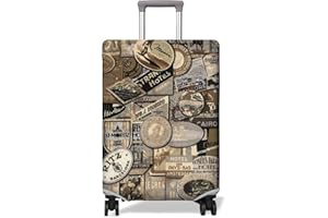 PtRug Travel Luggage Cover Suitcase Protector Fits 18-32 Inch Wheel Covers PatternedTravel Related Items Flower Luggage Protector Elastic M