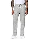 SEVEGO Tall Mens 34"/36"/38" Inseam Fleece Lined Winter Sweatpants Zipper Pocket Warm Extra Long Joggers Workout Pants