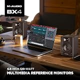 M-Audio BX4 Pair 4.5-Inch Studio Monitors 120W for PC Production & Recording view 7