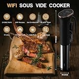 Karinear Sous Vide Machine WIFI 1100W Immersion Circulator Stainless Steel view 2