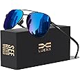 LUENX Aviator Sunglasses for Men Women Polarized - UV400 Protection, Stylish Shades 59 MM, Driving, Outdoor Activities