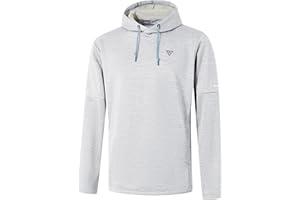 M MAELREG Hoodies for Men Golf Fleece Hooded Sweatshirts Dry Fit Athletic Lightweight Casual Midlayer Mens Hoodies Pullover