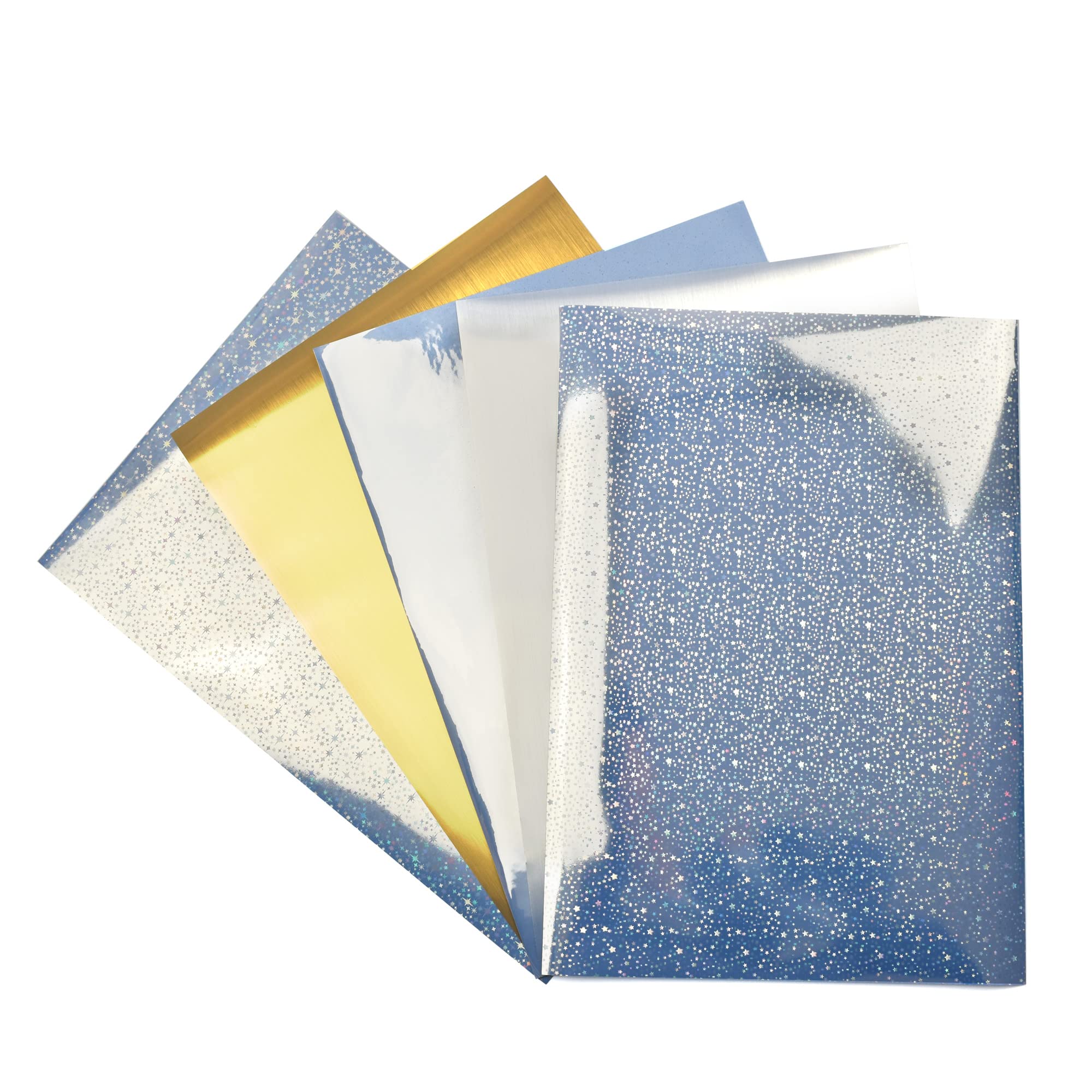 Evergreen Goods A4 Christmas Themed Printable Sticker Vinyl for Cricut Cutters | Inkjet & Laser, Waterproof, Metallic, Compatible with Silhouette | 10 Sheets | Sticker Making, Scrapbooking