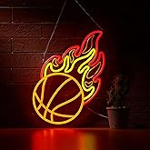 Hoyoelec Basketball Neon Sign for Wall Décor Dimmable LED Bar Beer Neon Light USB Powered Neon Art Signs Decor