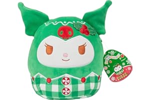 Squishmallows 8" Kuromi Plush – Ultra-Soft & Huggable Sanrio Collectible - Cute Gothic Kawaii Stuffed Toy for Kids & Adults for Fans, Bedtime Cuddles, & Decor – Officially Licensed