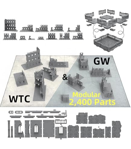 Galactic Warzones Terrain By Battlefront - Tabletop Scenery Set For Miniature Wargaming (BB584) - View #2
