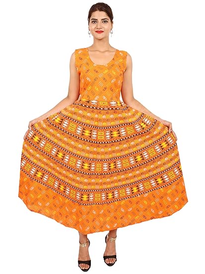 Women's A-Line Maxi Dress (JSL161_Blue_Free Size)