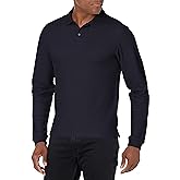 IZOD Uniform Young Men's Long Sleeve Pique Polo