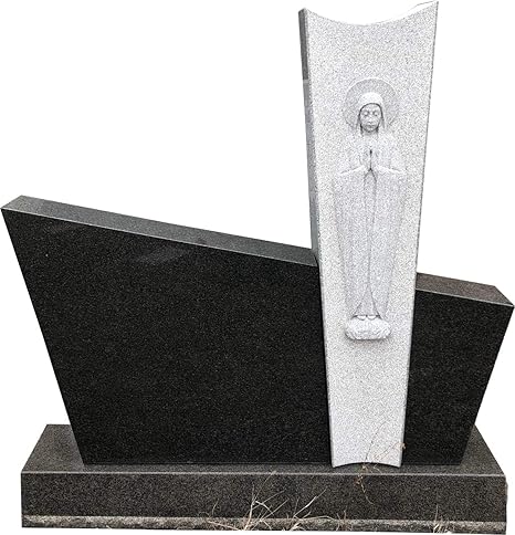 black gravestone