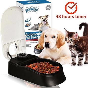 Pet Supplies Cat Food Dispenser Automatic Pat Feeder 10oz