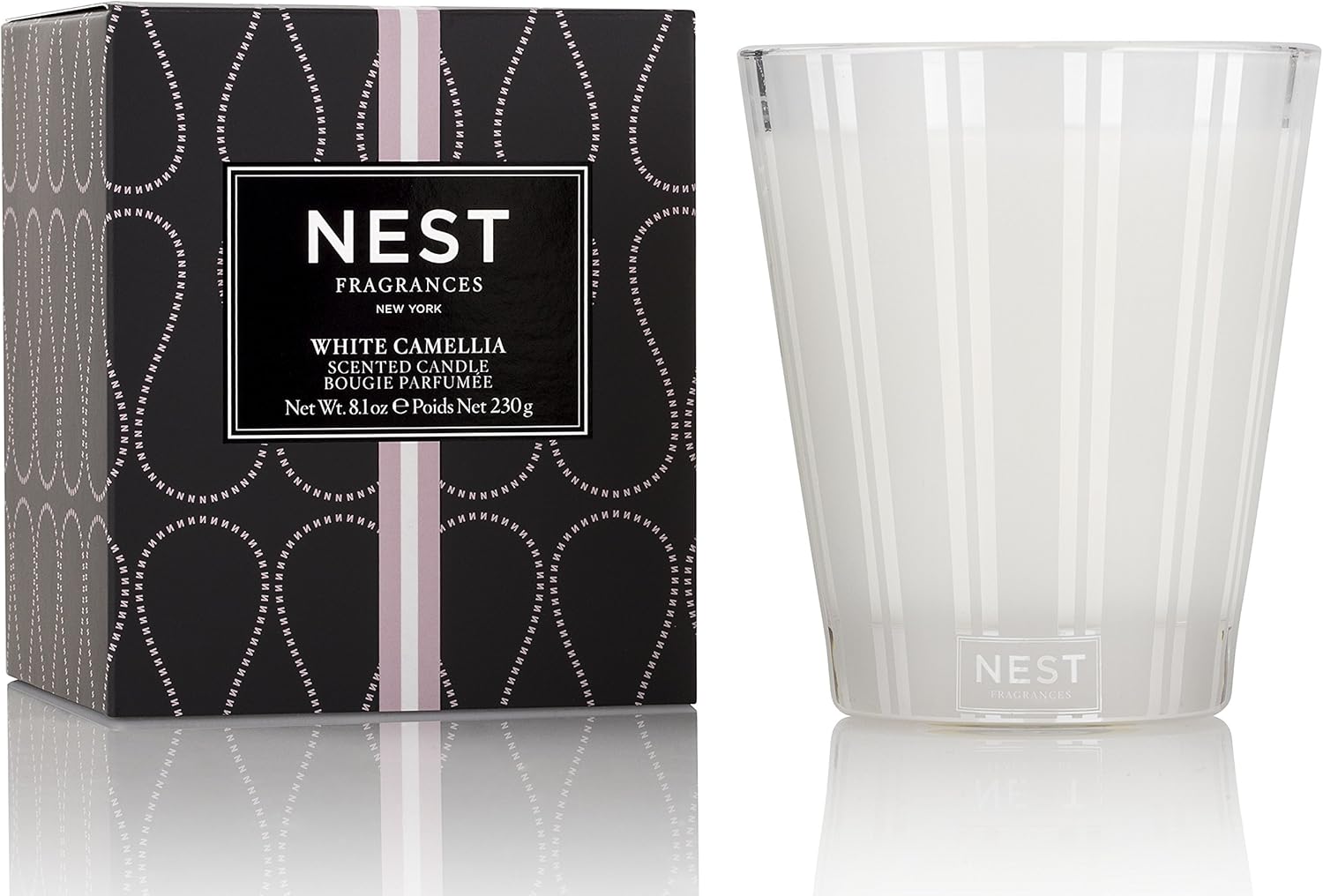 NEST Fragrances Classic Candle- White Camellia , 8.1 oz: Home & Kitchen