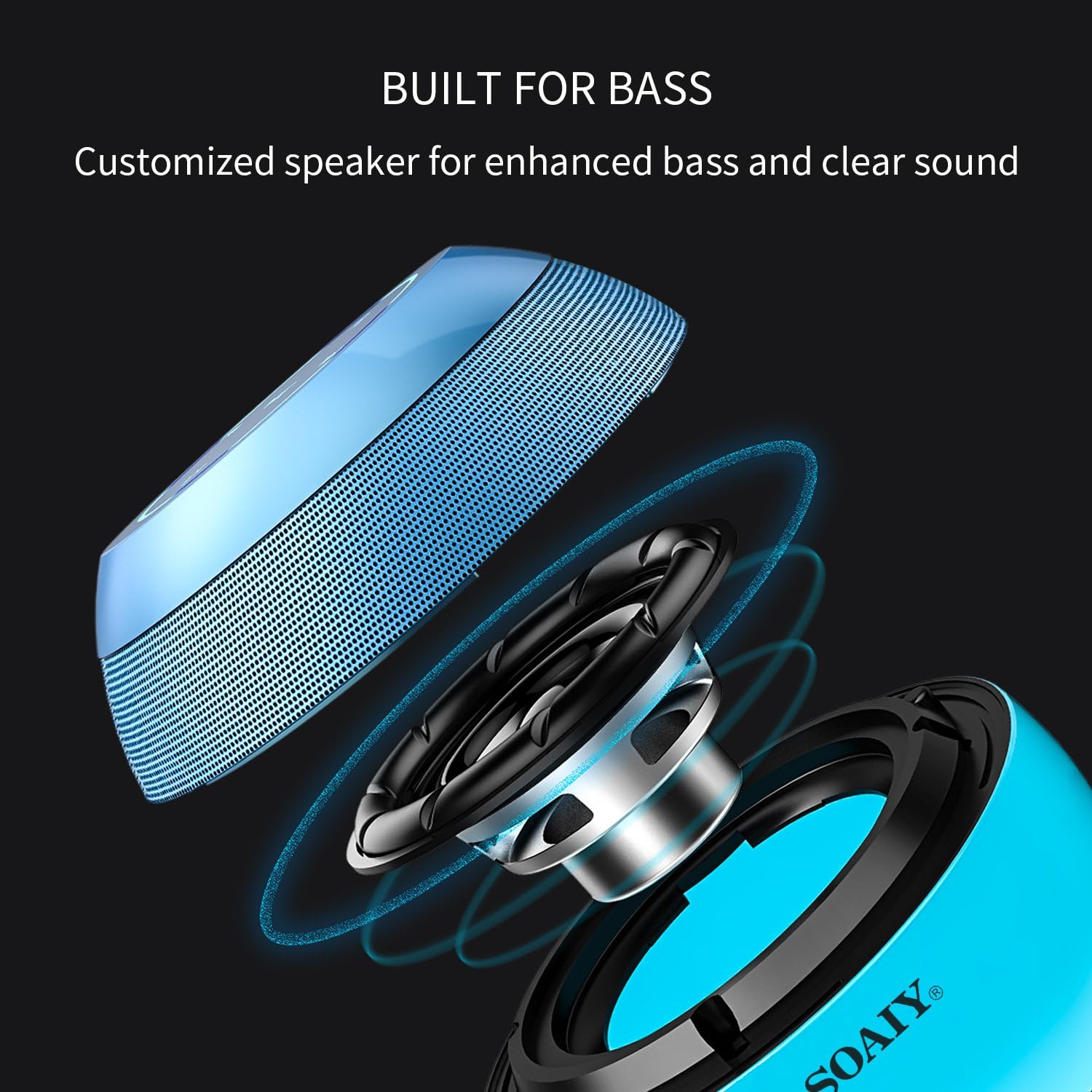 soaiy smart touch bluetooth speaker