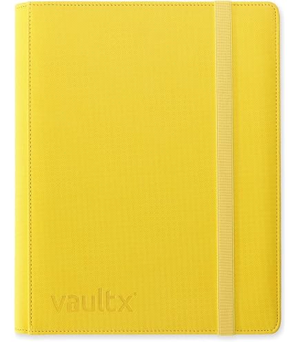 Vault X Archivador De 4 Bolsillos Para 160 Cartas – 20 Páginas Con Cierre Elástico – Sin PVC, Material De Archivo Seguro