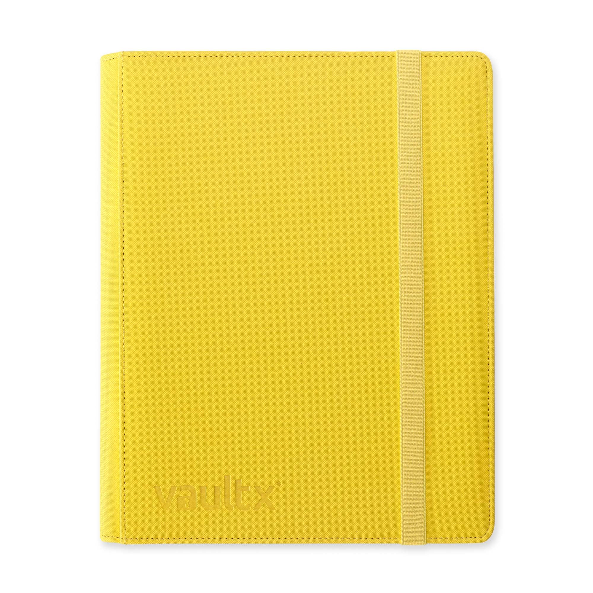 Vault X 9 Pocket Trading Card Strap Binder, 360 Cards, Premium Exo-Tec Album Material, 20 Side-Loading Pages, Folder for Collectible Games, Sports, TCG (Yellow) โ image 1