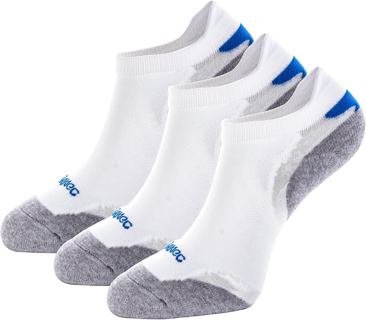 Weekend Peninsula3 Pairs Cushioned Trainer Sport Running Socks for Men or Women Unisex Anti Blister Low Cut Invisible Breathable Cotton Quarter Socks