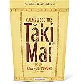 Taki Mai Instant Kava Kava Powder 17.6 oz – Pure Noble Kava Root Powder, Natural Relaxation Aid for Calmness, Stress Relief, and Sleep Support, No-Strain Mix Rapid Calm Rituals