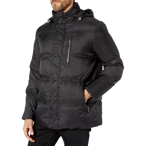 Men's Stand Collar Down Coat Full-Zip Lightweight Puffer Men's Stand Collar Down Coat Full-Zip Lightweight Puffer