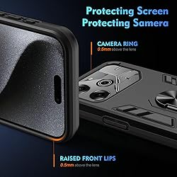 vbsyuwsa Compatible with Tecno Pova 6 Case,Built-in