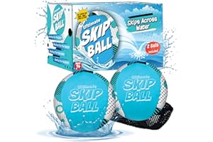Activ Life 2 Pack Ultimate Skip Ball, Summer Toy for Kids, Beach Games, Birthday Gifts for Teens, Adult and Family, Swimming 