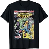Marvel Comics Spider-Man and Hulk Retro Comic Book Cover T-Shirt