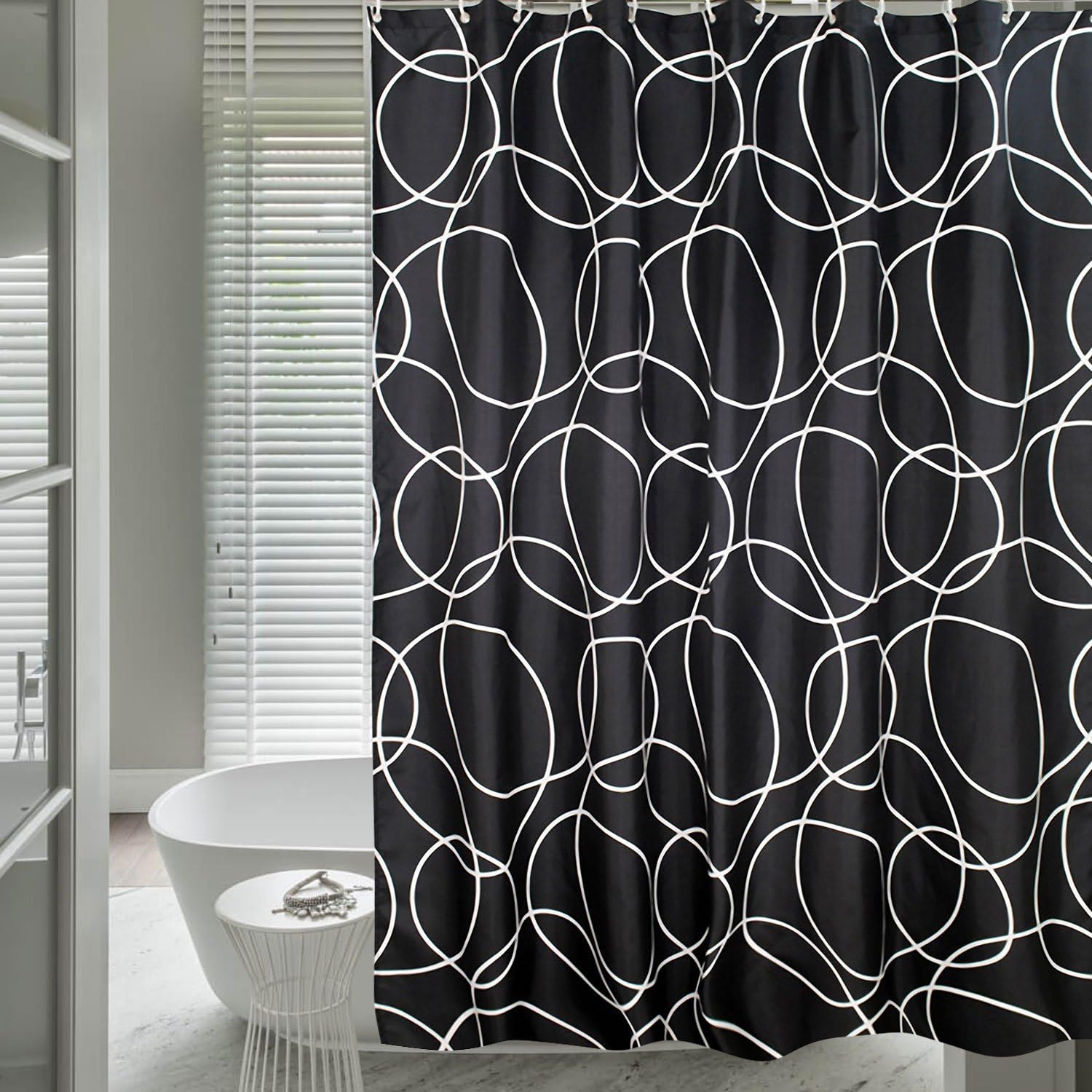 fodera per tenda da doccia resistente alla muffa del bagno