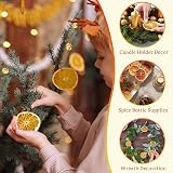 Fox·Bunny 30Pcs Dried Orange Slices with Hemp Rope Christmas Wreath Making view 7