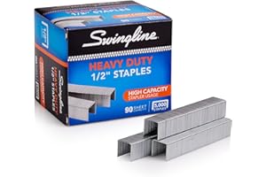Swingline S.F. 39 Heavy-Duty Staples, 0.5-Inch Leg Length, 90 Page Capacity, 5000 per Box (79392)