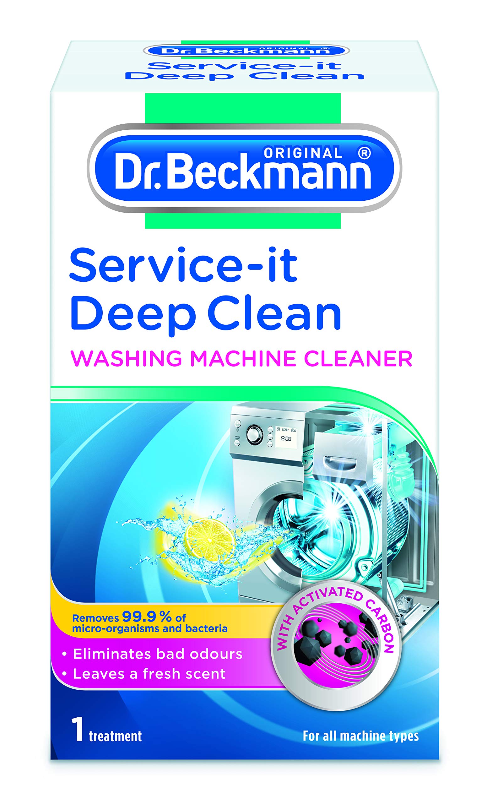 Dr. Beckmann Service-It Deep Clean Washing Machine Cleaner, 3 x 250 g