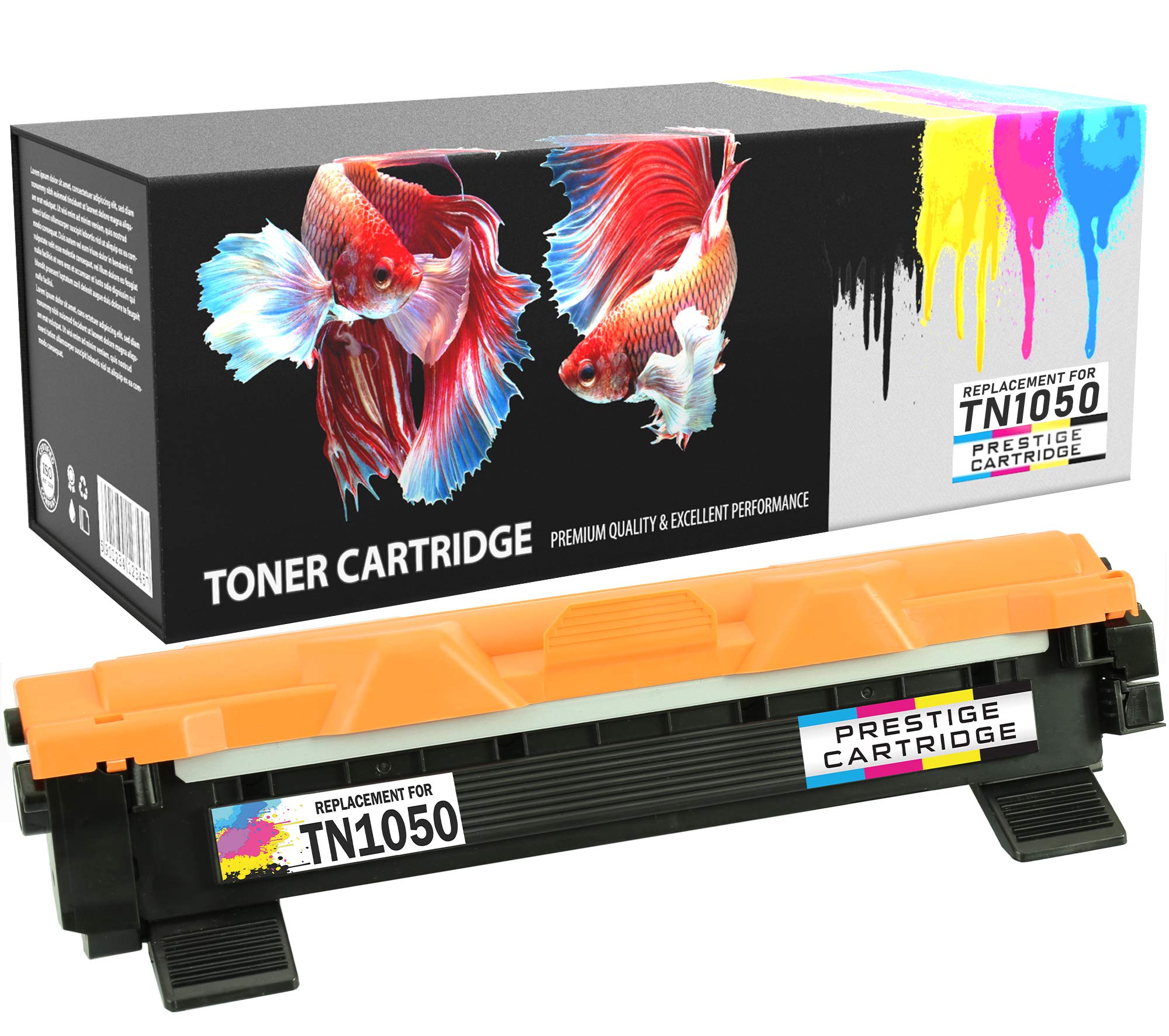 Prestige Cartridge TN-1050 Compatible Toner Cartridge for Brother HL-1200 HL-1112 HL-1110 DCP-1510 DCP-1512 DCP-1610 DCP-1610W MFC-1810 MFC-1910-1 Black