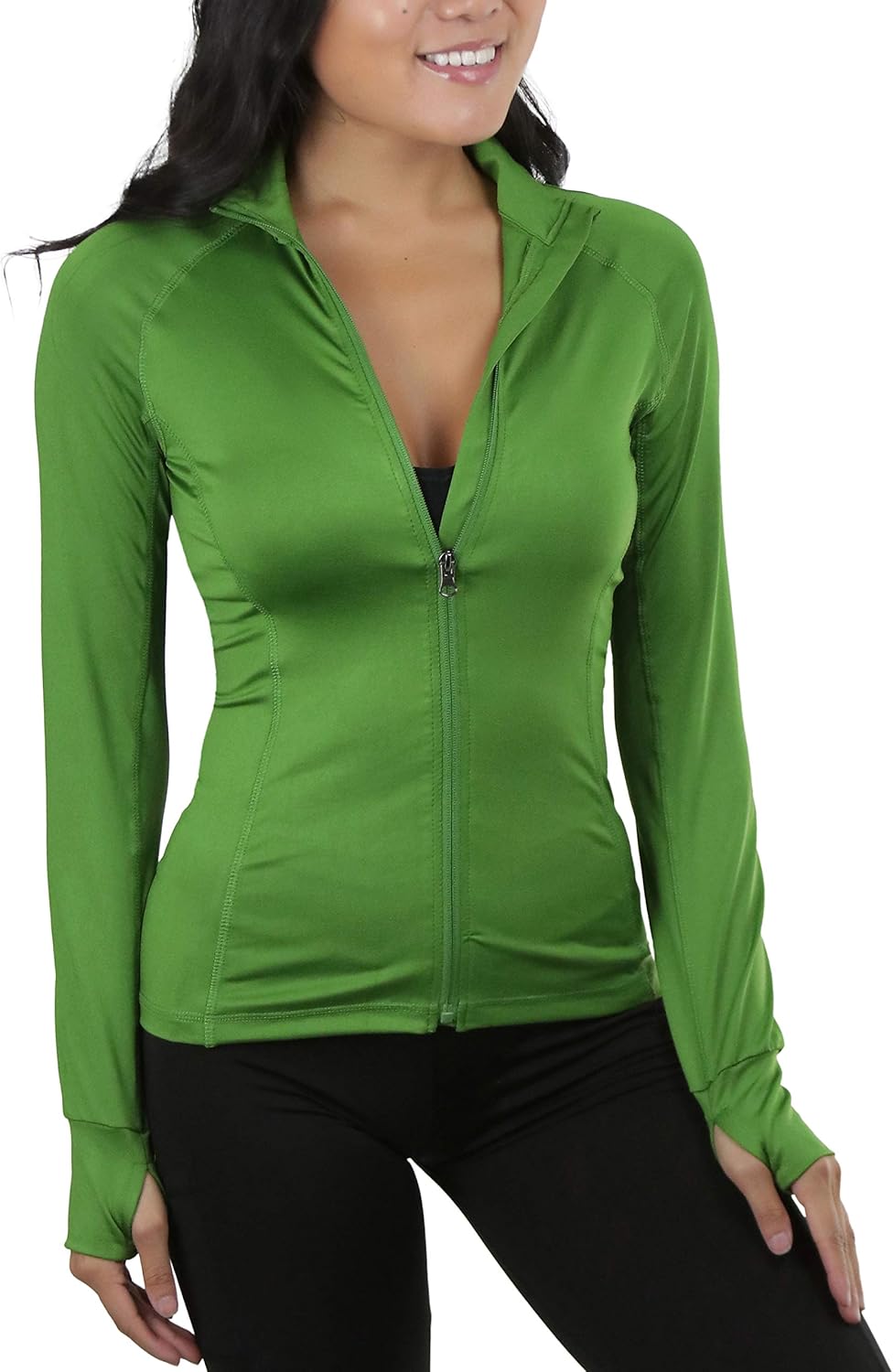 zip up track jacket women's