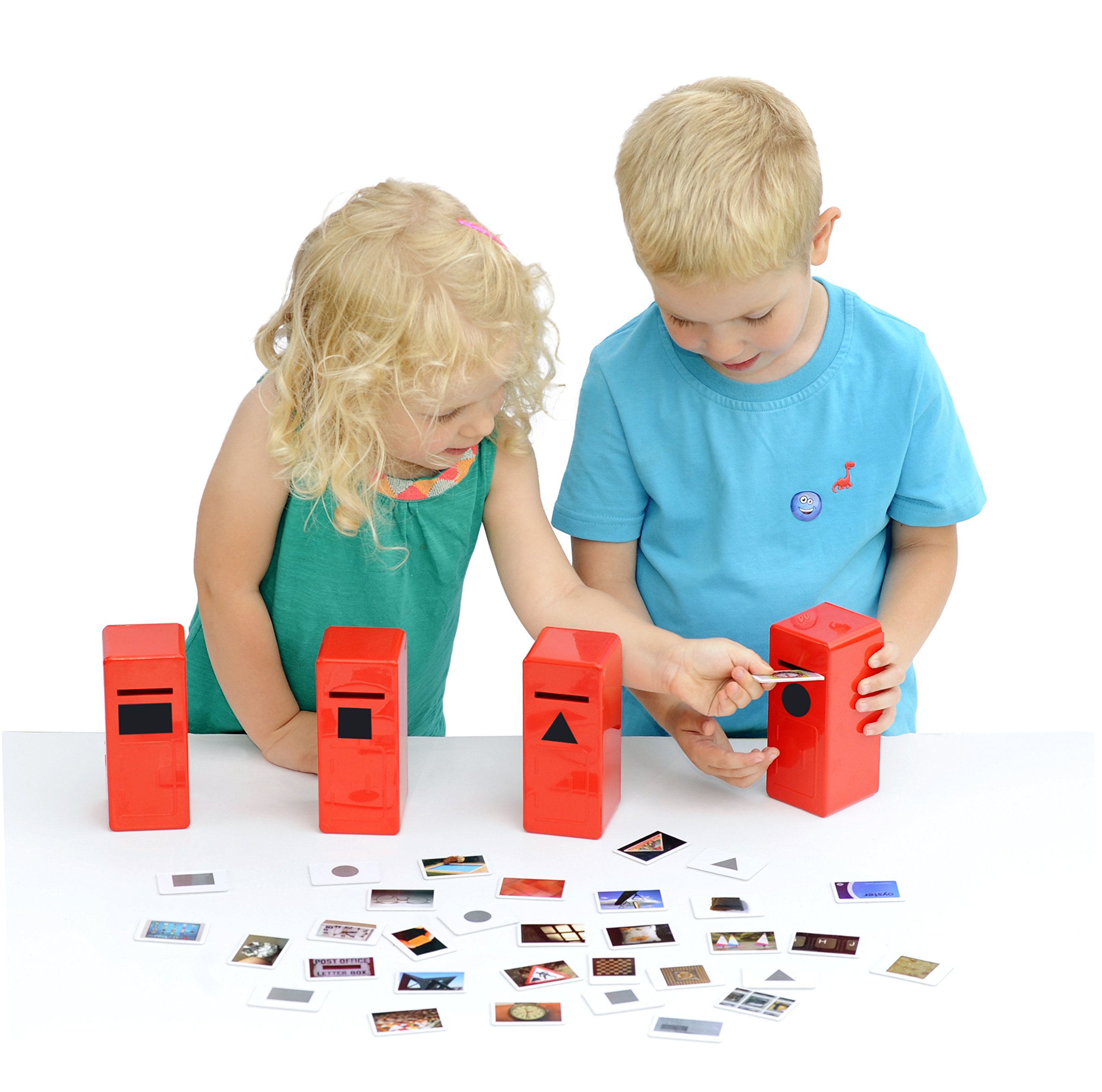 Educational Advantage Shape Posting Game - Shape Recognition - Post Box Game - My First Shapes - Early Maths - Age 3+