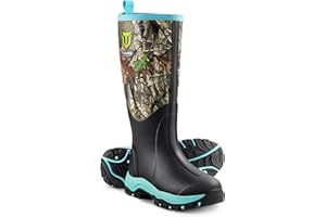TIDEWE Hunting Boot for Women, Insulated Waterproof Sturdy Women's Hunting Boot, 6mm Neoprene and Rubber Outdoor Boot Next Camo G2