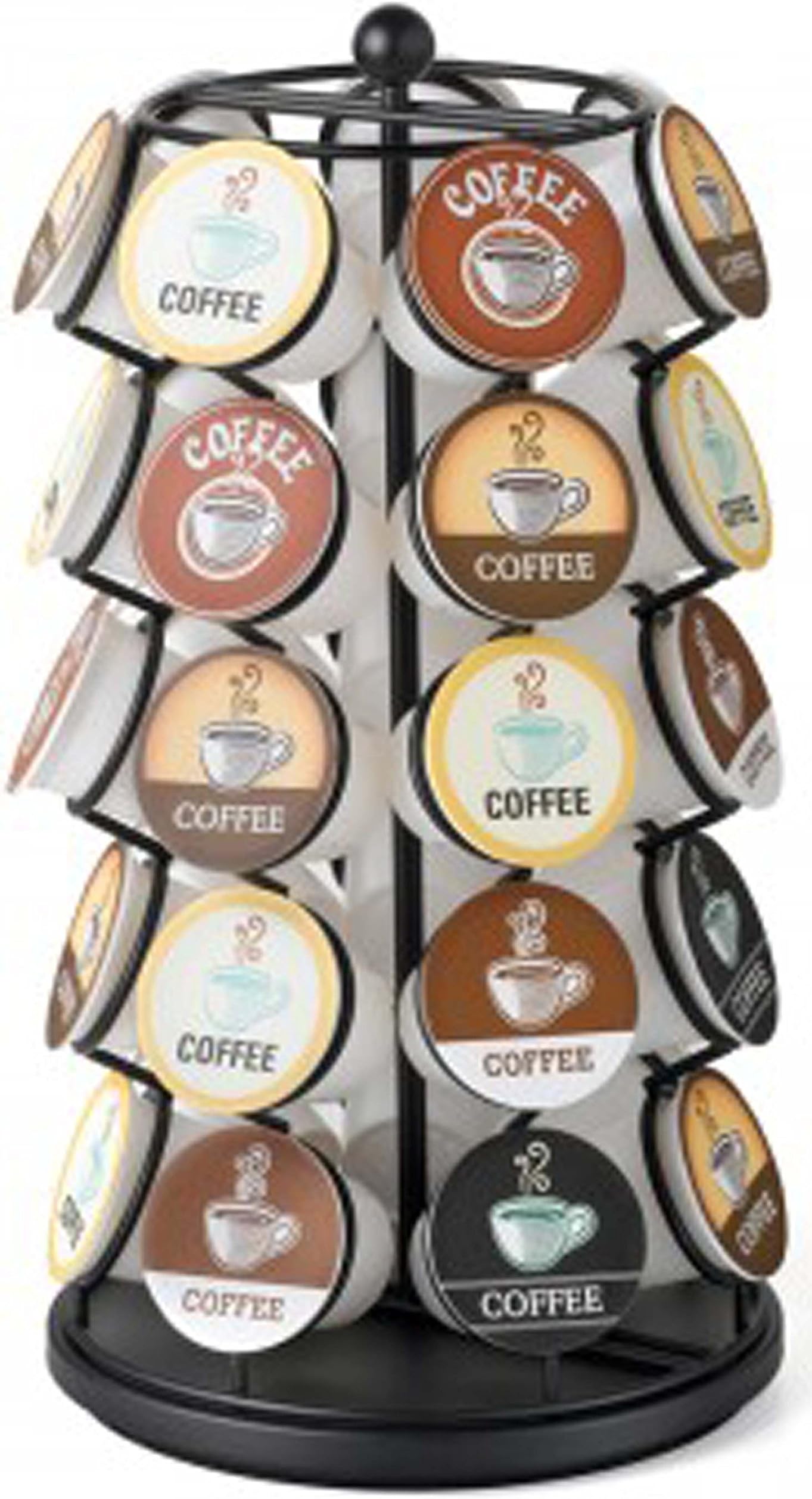 Dolce Gusto 35 Coffee Pod Rotating Holder Rack, Capsule Stand (35 PCS) by StormBrew Mifri