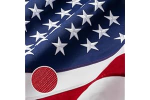 JPORTON American Flag 3x5ft Ultra Durable for Outside, TearProof Spun Polyester, Heavy Duty, Embroidered Stars, Brass Grommets, Perfect for Outdoor US Flag, Show Your Patriotism with Long-Lasting Quality
