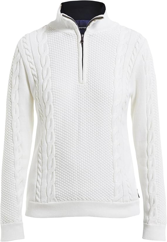 Holebrook Womens Annika Windproof Sweater OffwhiteM Amazon.co.uk