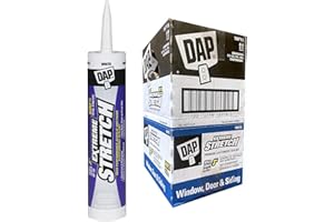 Dap 18715 12 Pack 10.1 oz. Extreme Stretch Premium Crackproof Elastomeric Sealant, White