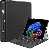 Suttkue for Surface Pro 12 Case,high qualit Hard Shell, Lightweight,Quality PU,Anti-Fingerpirnts, Scratch Resistant, Black for Surface Pro 12-12 inch