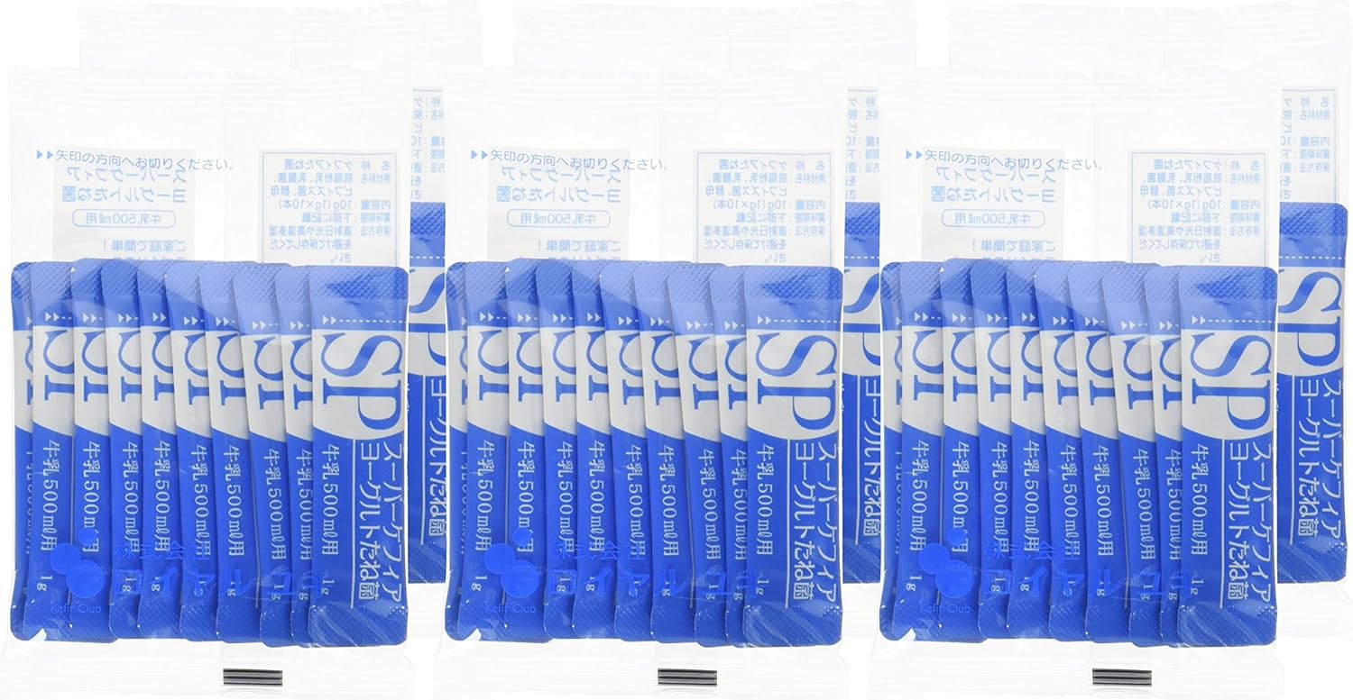 Amazon スーパーケフィアヨーグルトたね菌 60本 株式会社ロイヤルユキ ケフィア倶楽部 ヨーグルト種 通販