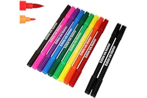 Food coloring Pens, 11Pcs Double Sided Food Grade and Edible Marker,Gourmet Writers for Decorating Fondant,Cakes, Cookies, Frosting, Easter Eggs, Thick Tip and Fine Tip, 10 Colors, by Edibleink