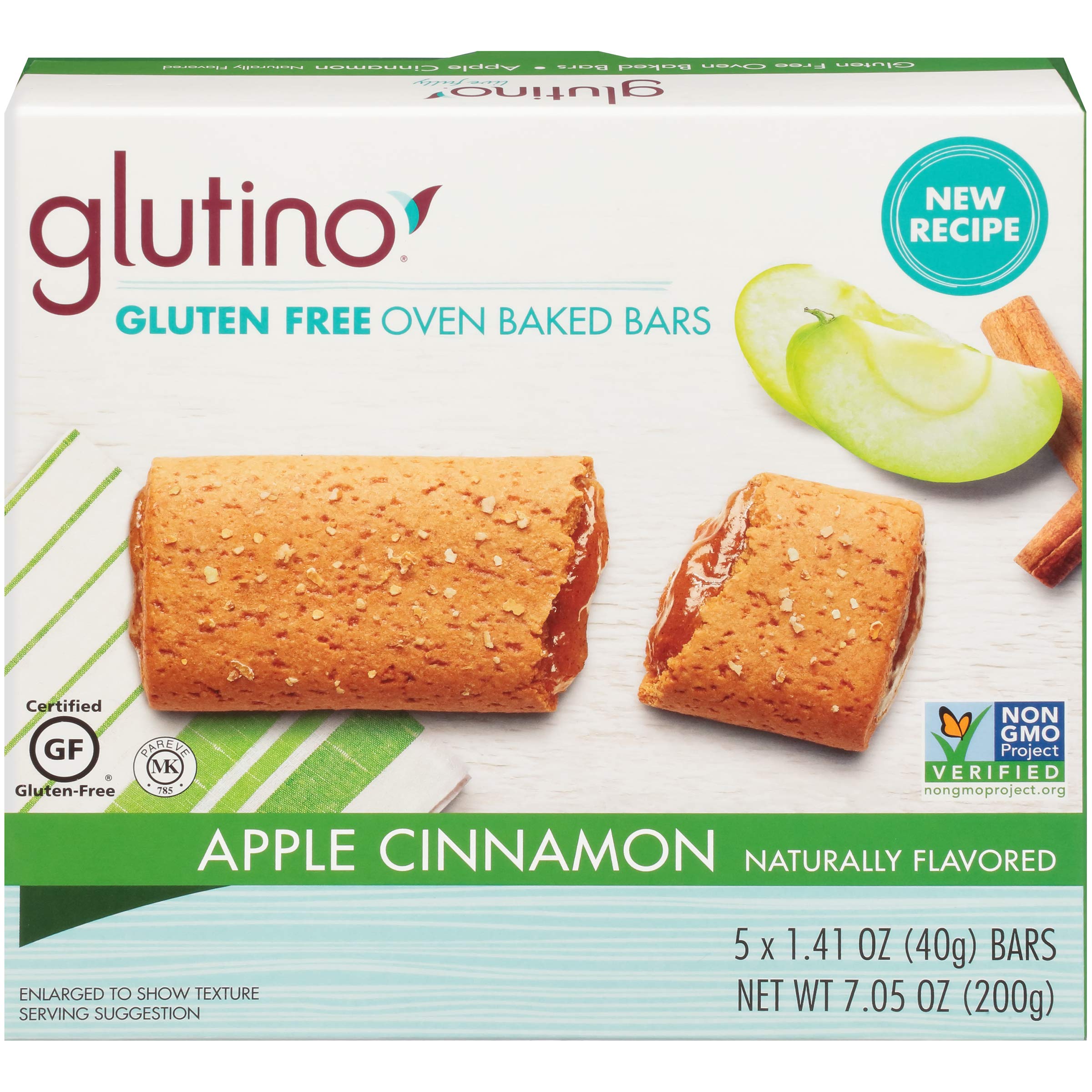 Gluten Free by Glutino Toaster Pastry, Apple Cinnamon, 5 Count