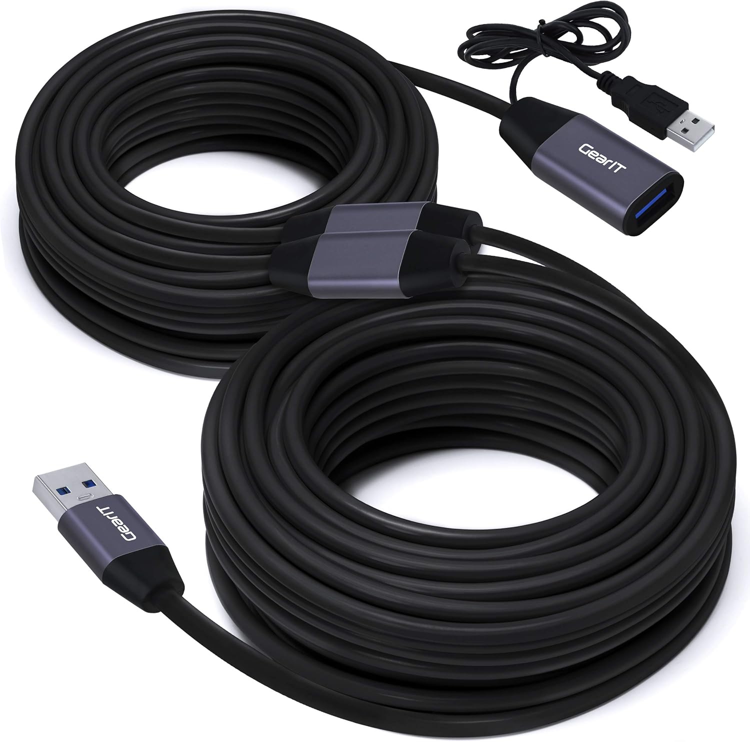 GearIT 30 Feet USB 3.0 SuperSpeed Active Extension Cable