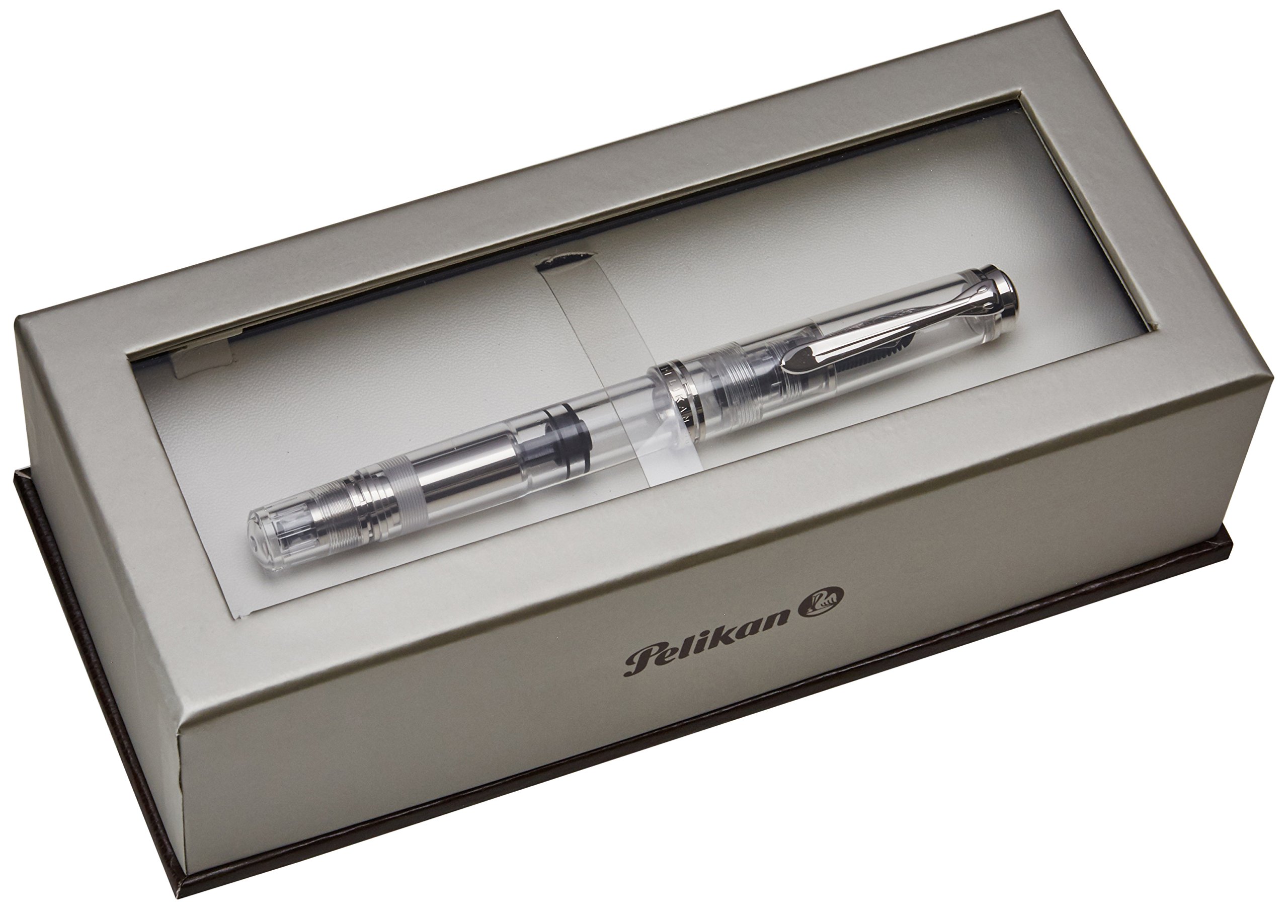 Pelikan M805 Demonstrator Fountain Pen Resin Palladium Trim 957845 - Main Image