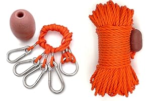 AirFly 4 Arm Harness for Crab Trap with 304 Stainless Steel Hooks and Buoy Float, Combo, Designed in San Francisco, USA