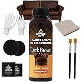 Leather Hero Color Restorer Kit – Leather Dye & Scratch Remover for Couches, Shoes, Car Seats – DIY Repair – Made in USA