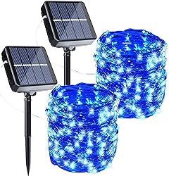 Joomer Solar Fairy Lights, 2-Pack Total 80FT 240LED