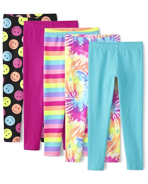 The Children's Place,Fashion Knit Leggings 5-Pack,XXLarge(16)