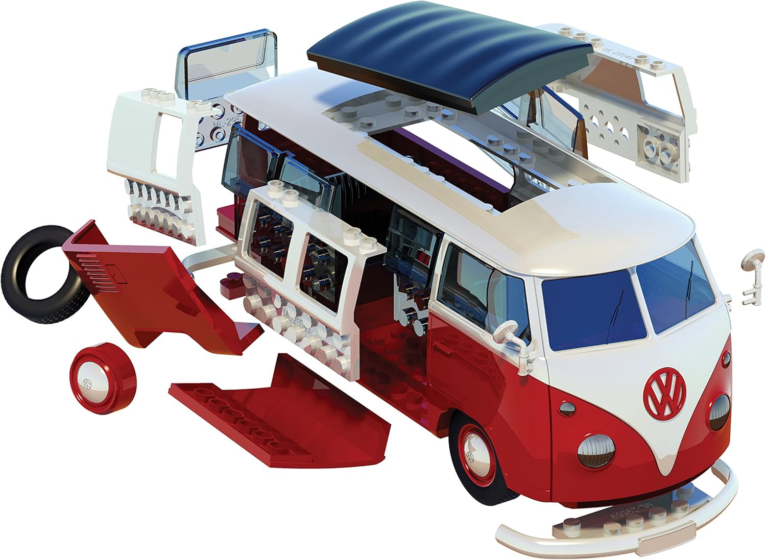 vw bus model kit